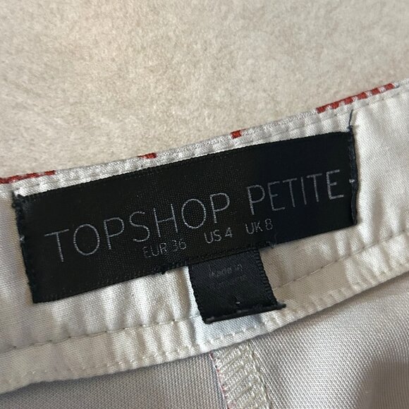 Topshop Petite Laundry Check Cigarette Trousers Pants ASO Taylor Swift - Picture 5 of 9